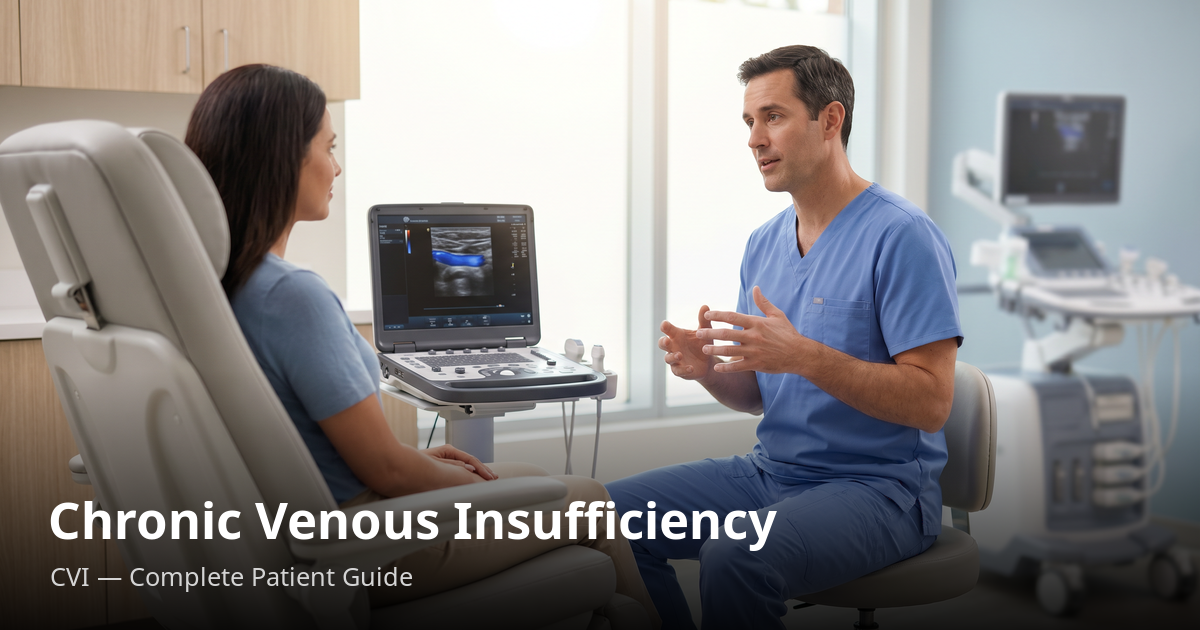 Read more about the article Chronic Venous Insufficiency (CVI) — Complete Patient Guide
